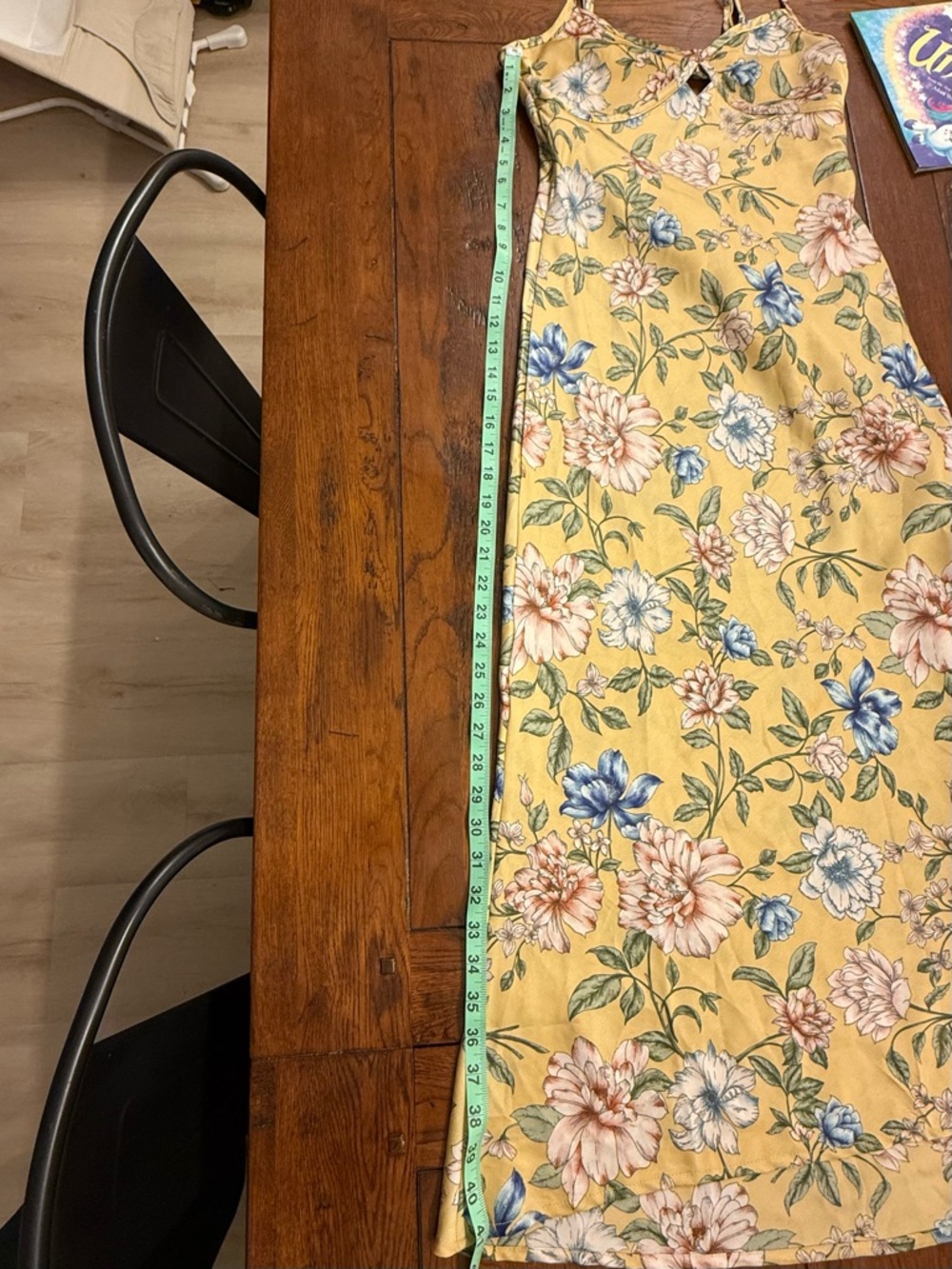 Thirty Thirty Floral Yellow Midi Dress - Picture 7 of 7